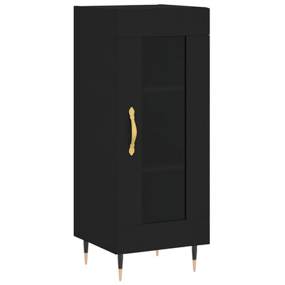 Sideboard Schwarz 34,5x34x90 cm Holzwerkstoff