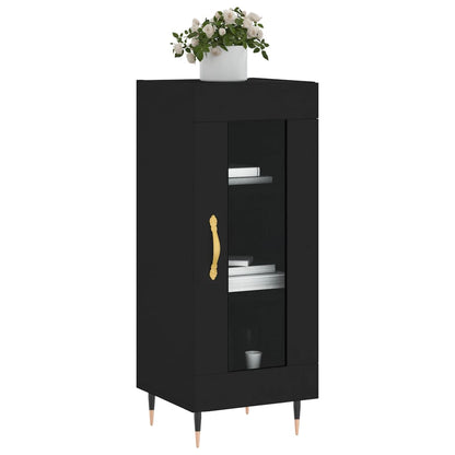 Sideboard Schwarz 34,5x34x90 cm Holzwerkstoff