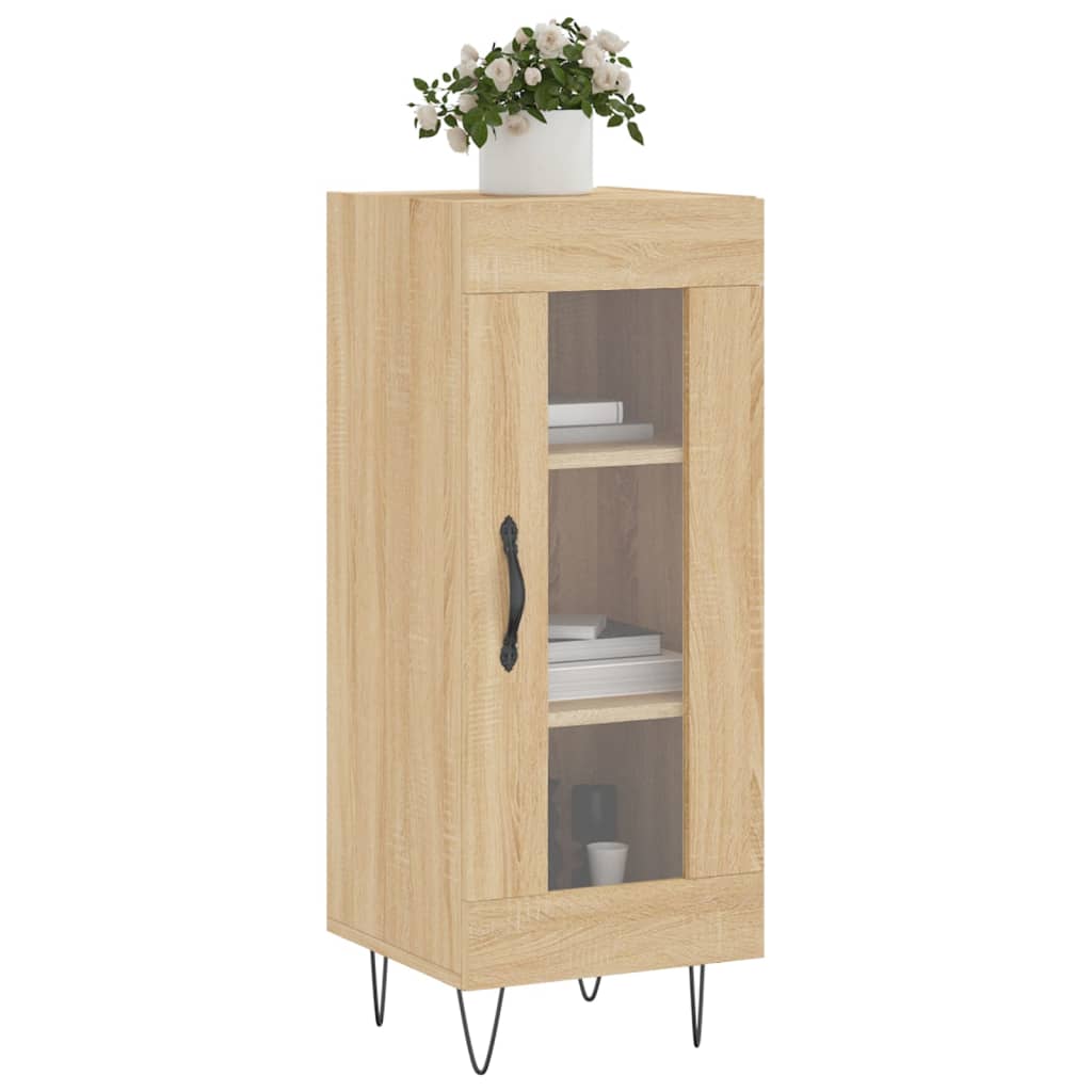 Sideboard Sonoma-Eiche 34,5x34x90 cm Holzwerkstoff