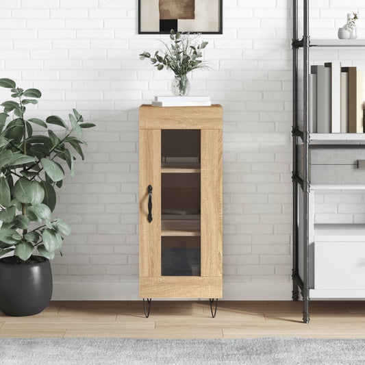 Sideboard Sonoma-Eiche 34,5x34x90 cm Holzwerkstoff