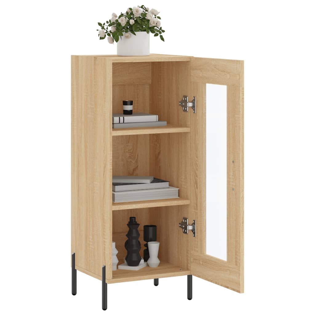 Sideboard Sonoma-Eiche 34,5x34x90 cm Holzwerkstoff