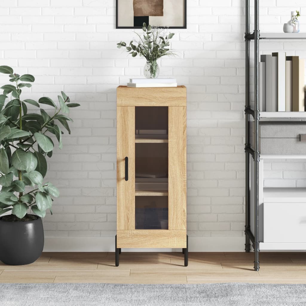 Sideboard Sonoma-Eiche 34,5x34x90 cm Holzwerkstoff