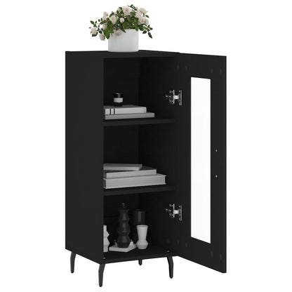 Sideboard Schwarz 34,5x34x90 cm Holzwerkstoff