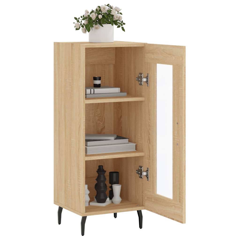 Sideboard Sonoma-Eiche 34,5x34x90 cm Holzwerkstoff