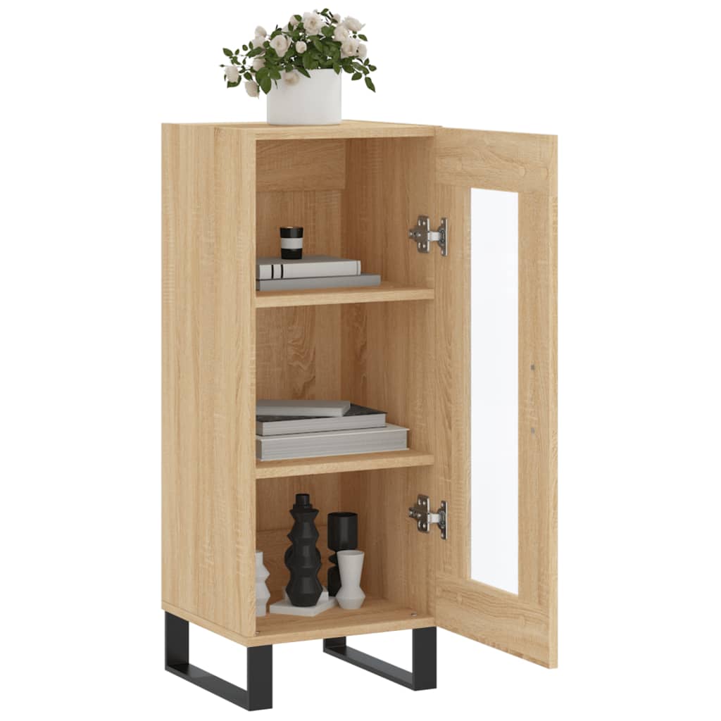 Sideboard Sonoma-Eiche 34,5x34x90 cm Holzwerkstoff