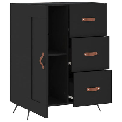 Sideboard Schwarz 69,5x34x90 cm Holzwerkstoff