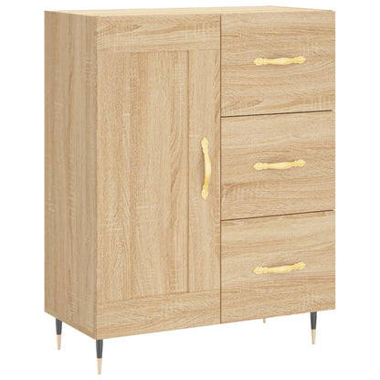 Sideboard Sonoma-Eiche 69,5x34x90 cm Holzwerkstoff