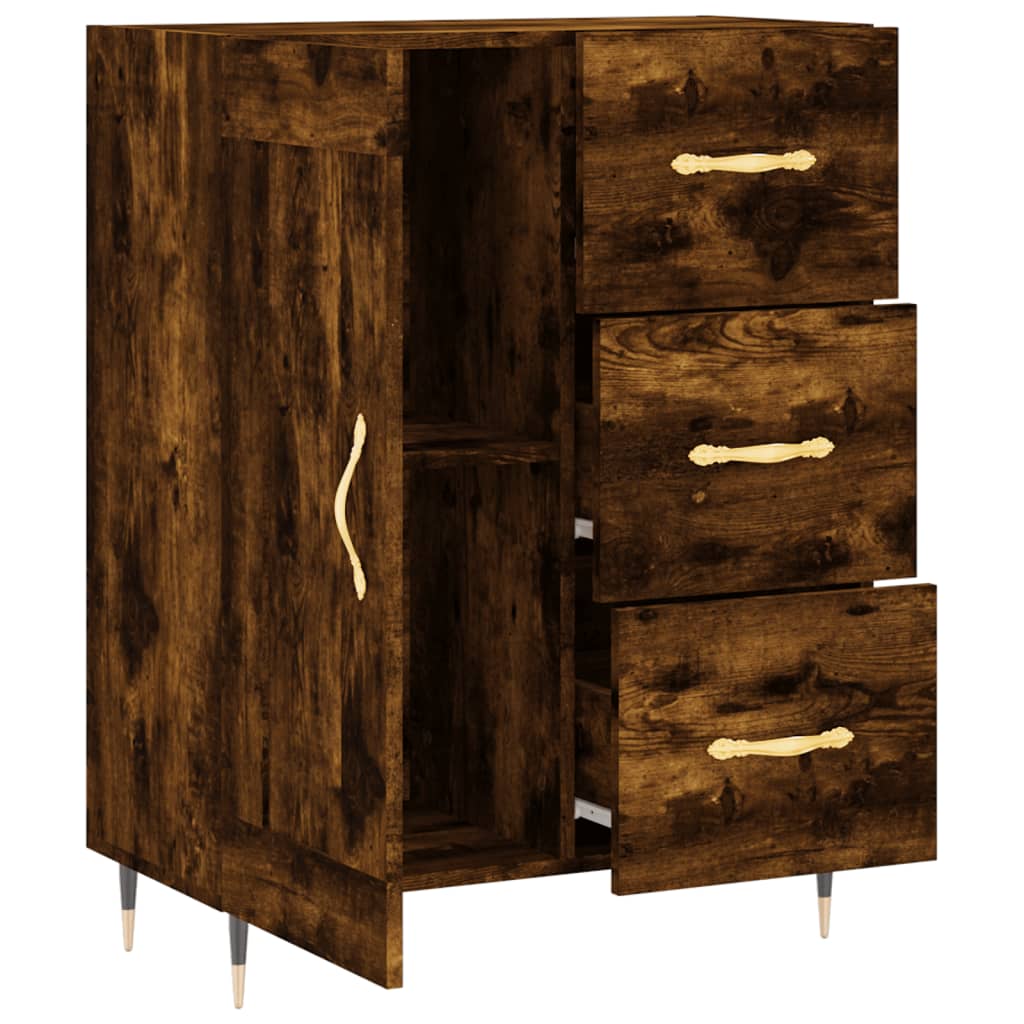 Sideboard Räuchereiche 69,5x34x90 cm Holzwerkstoff