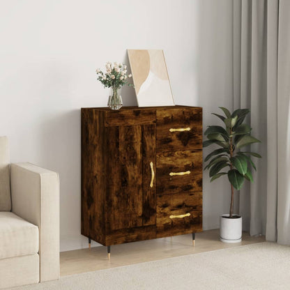 Sideboard Räuchereiche 69,5x34x90 cm Holzwerkstoff