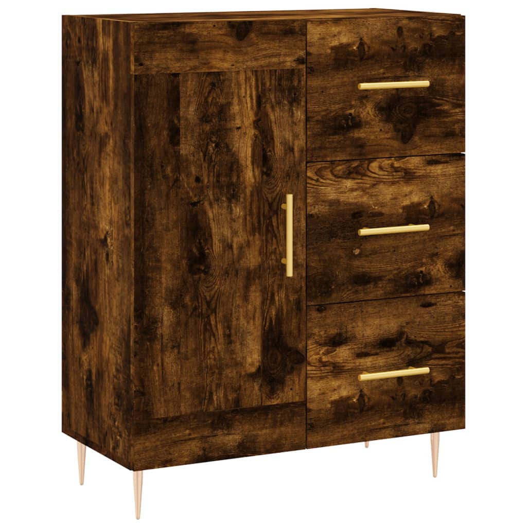 Sideboard Räuchereiche 69,5x34x90 cm Holzwerkstoff