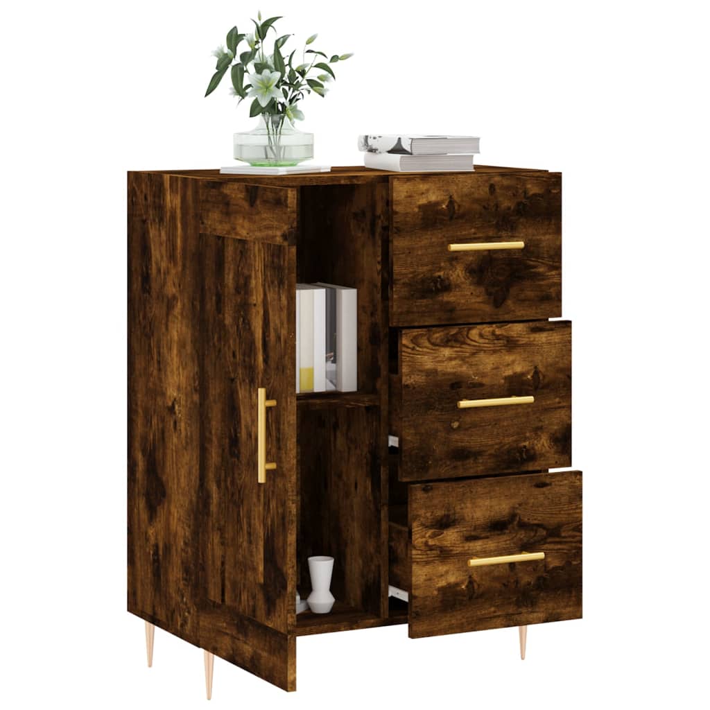 Sideboard Räuchereiche 69,5x34x90 cm Holzwerkstoff