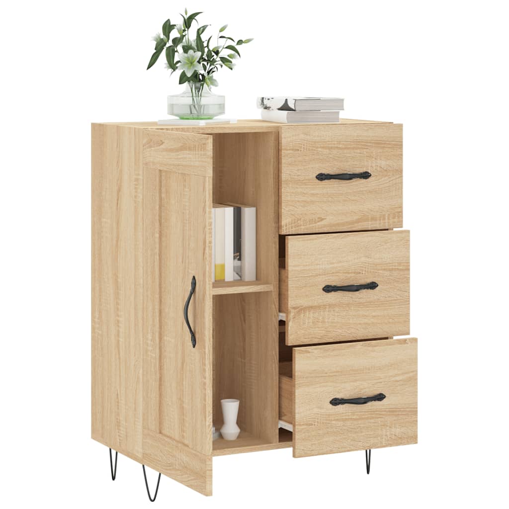 Sideboard Sonoma-Eiche 69,5x34x90 cm Holzwerkstoff