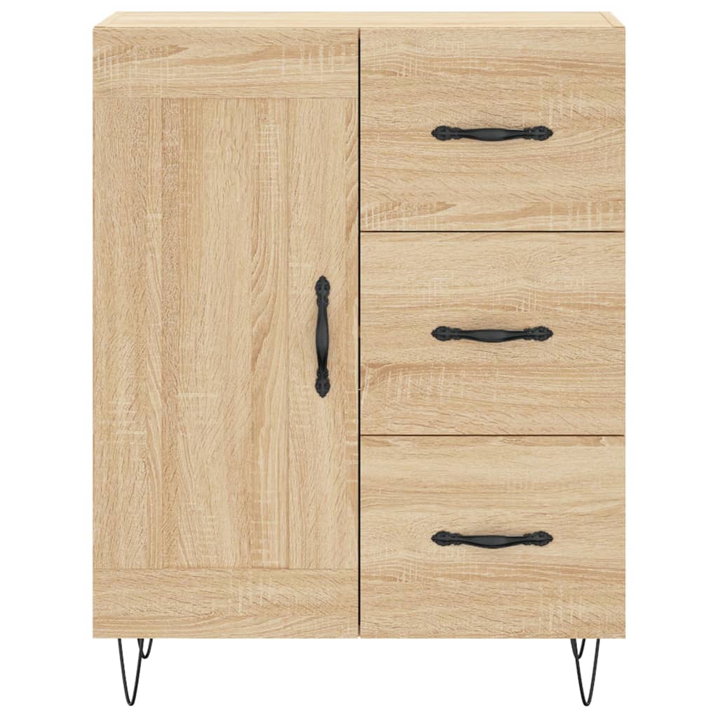 Sideboard Sonoma-Eiche 69,5x34x90 cm Holzwerkstoff