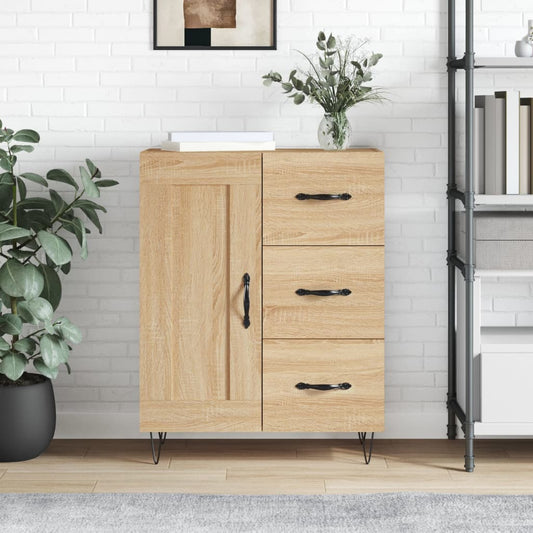 Sideboard Sonoma-Eiche 69,5x34x90 cm Holzwerkstoff