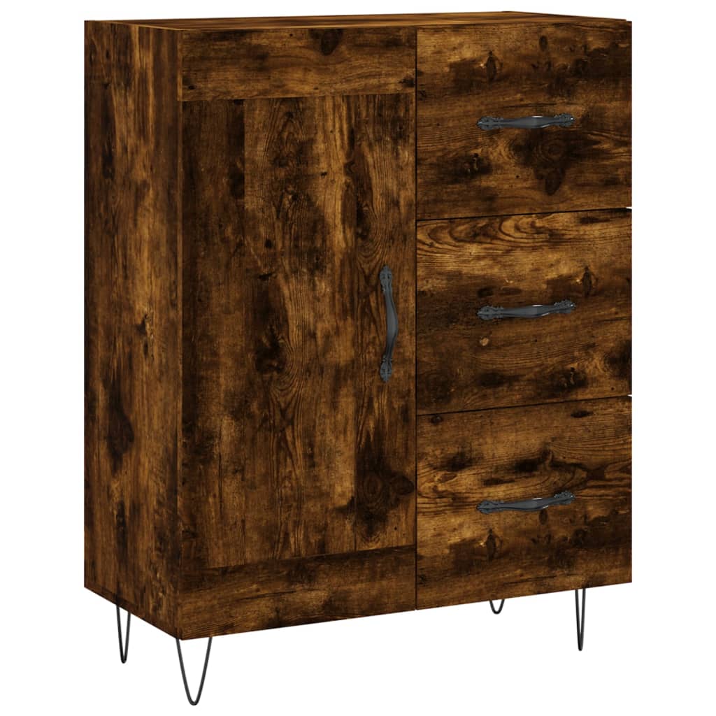 Sideboard Räuchereiche 69,5x34x90 cm Holzwerkstoff