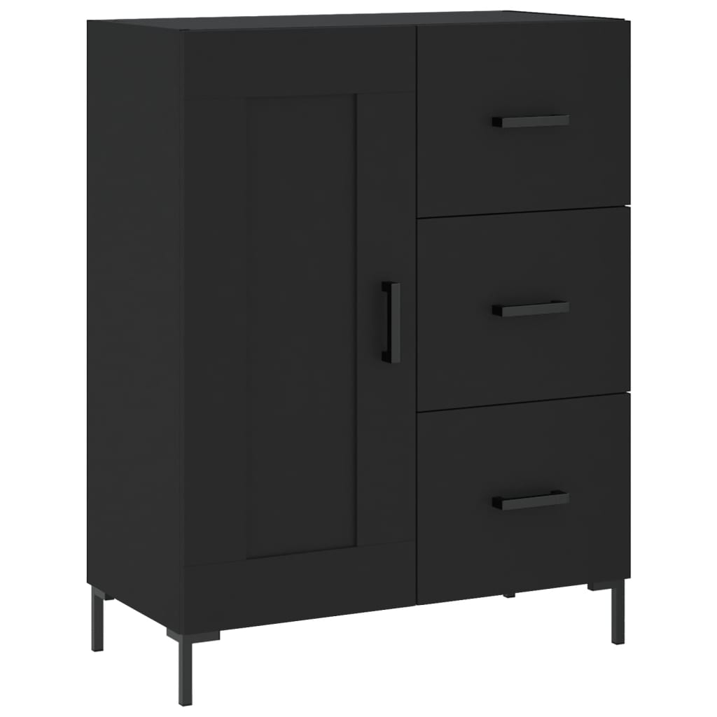 Sideboard Schwarz 69,5x34x90 cm Holzwerkstoff