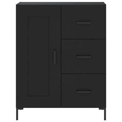 Sideboard Schwarz 69,5x34x90 cm Holzwerkstoff