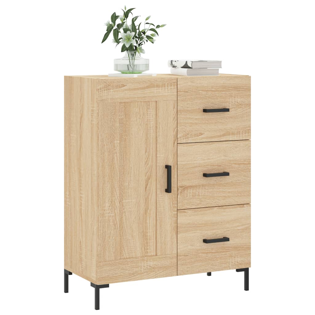 Sideboard Sonoma-Eiche 69,5x34x90 cm Holzwerkstoff