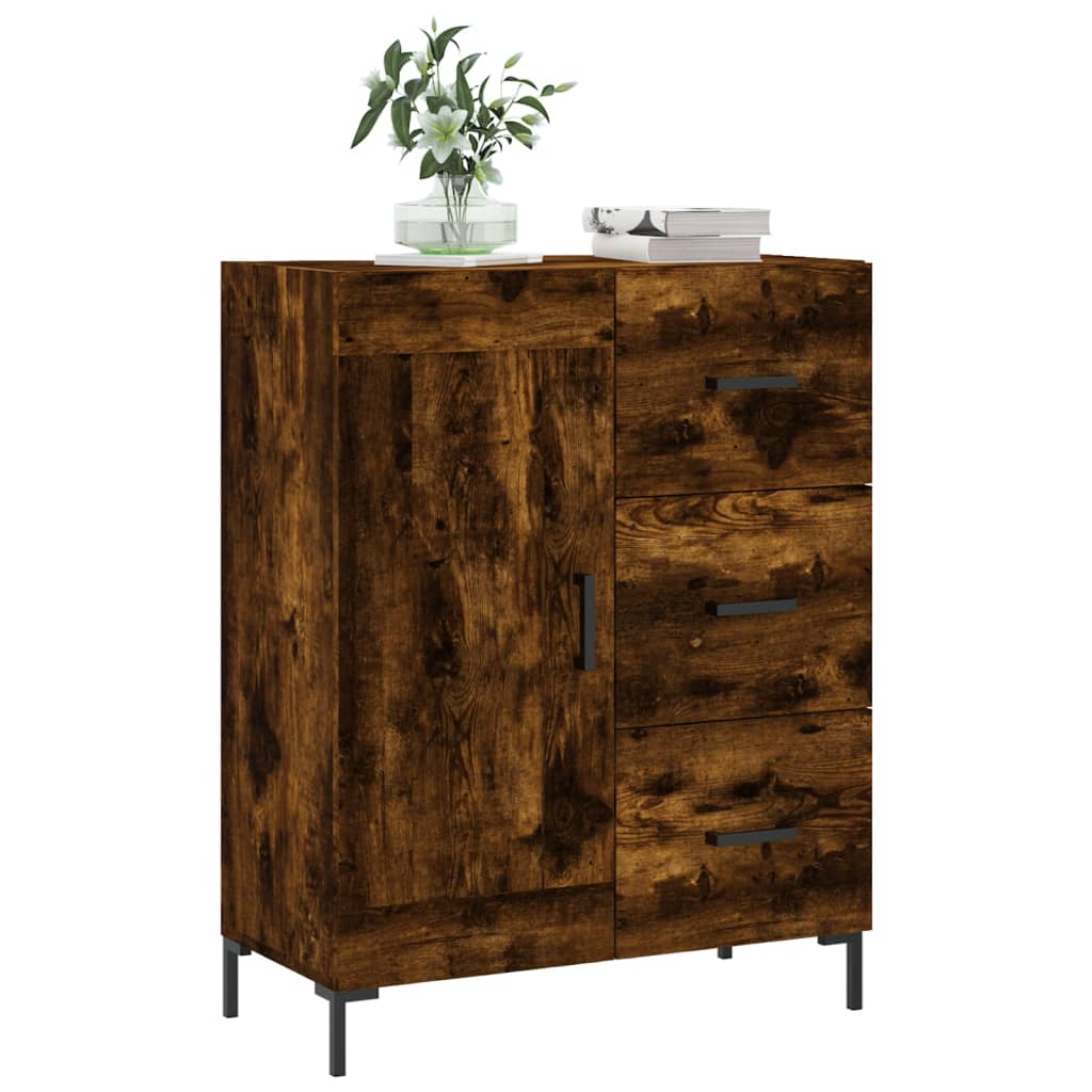 Sideboard Räuchereiche 69,5x34x90 cm Holzwerkstoff