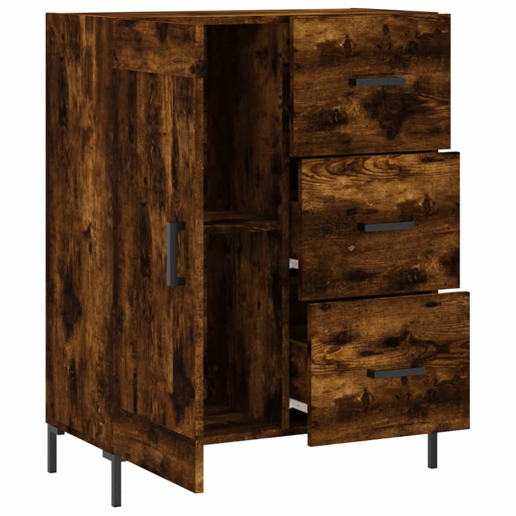 Sideboard Räuchereiche 69,5x34x90 cm Holzwerkstoff