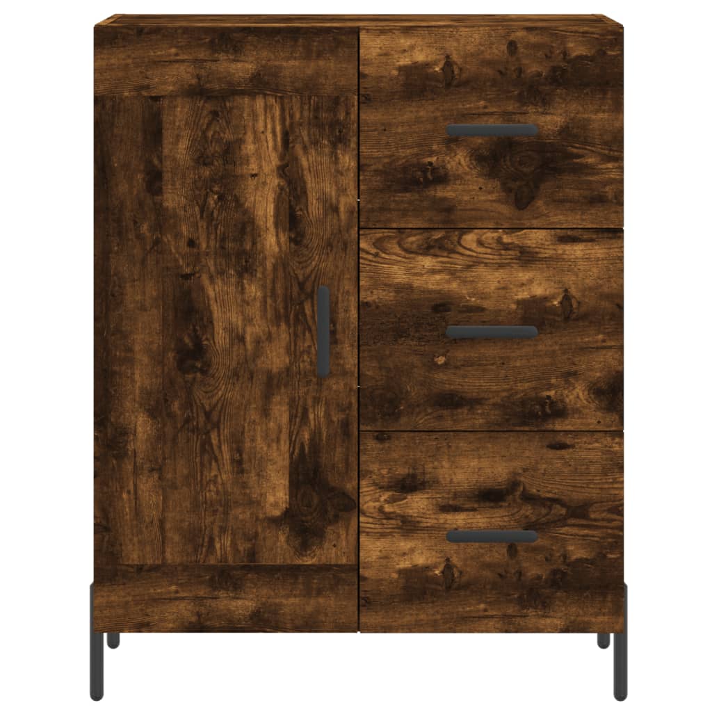 Sideboard Räuchereiche 69,5x34x90 cm Holzwerkstoff