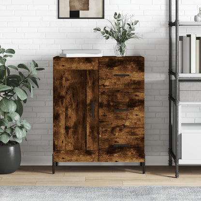 Sideboard Räuchereiche 69,5x34x90 cm Holzwerkstoff