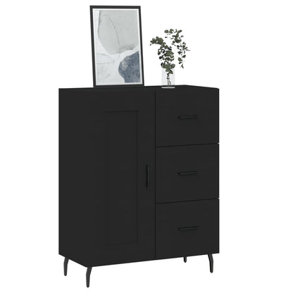 Sideboard Schwarz 69,5x34x90 cm Holzwerkstoff