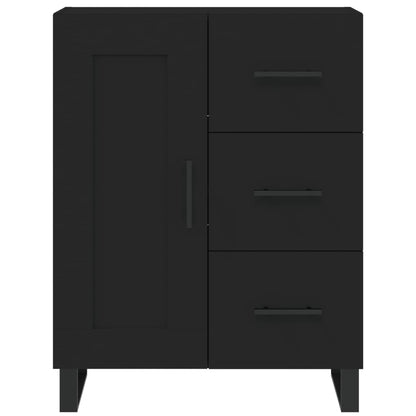 Sideboard Schwarz 69,5x34x90 cm Holzwerkstoff