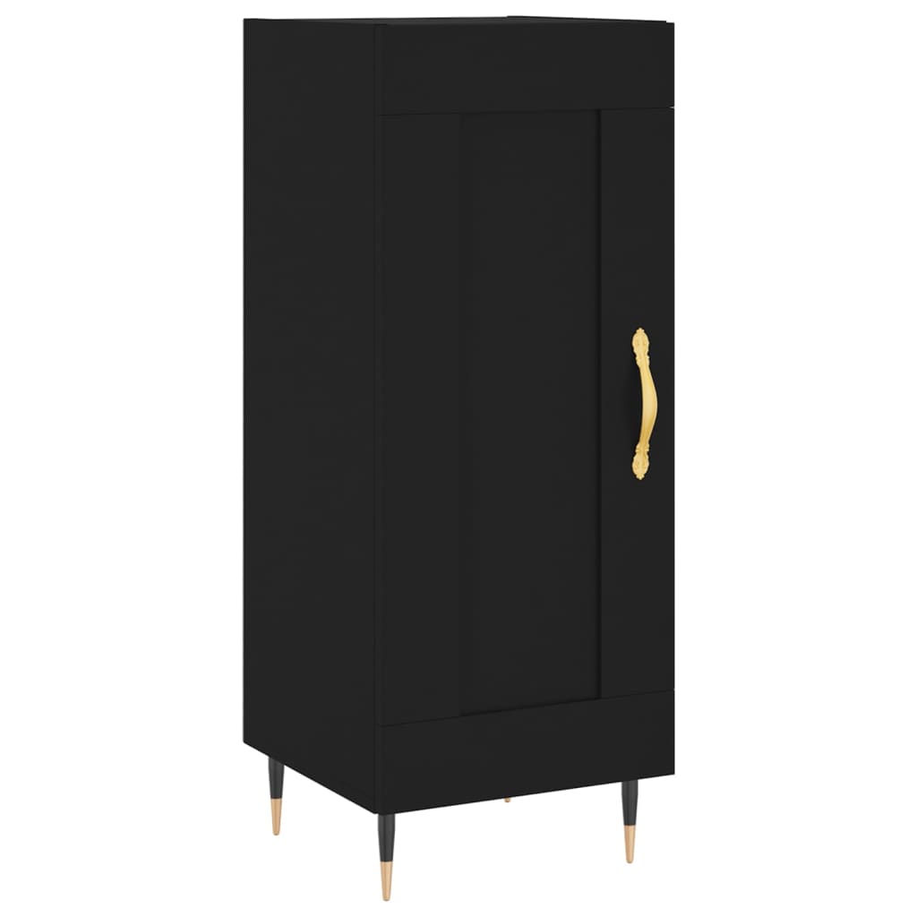 Sideboard Schwarz 34,5x34x90 cm Holzwerkstoff