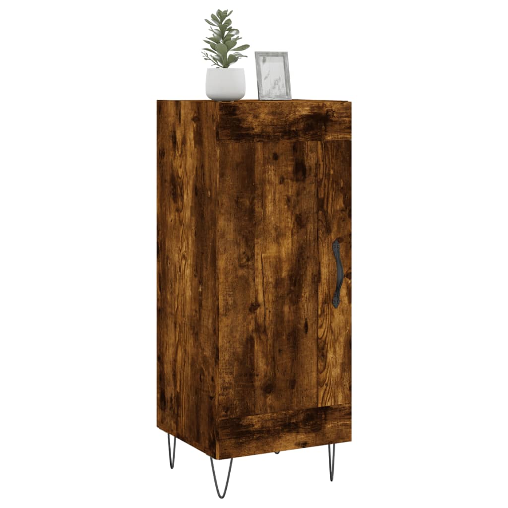 Sideboard Räuchereiche 34,5x34x90 cm Holzwerkstoff