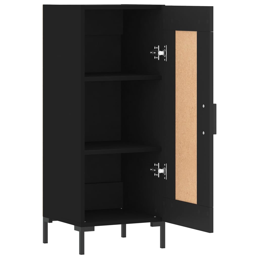 Sideboard Schwarz 34,5x34x90 cm Holzwerkstoff