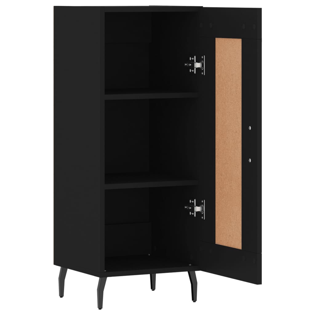 Sideboard Schwarz 34,5x34x90 cm Holzwerkstoff