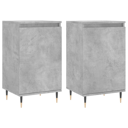 Sideboards 2 Stk. Betongrau 40x35x70 cm Holzwerkstoff