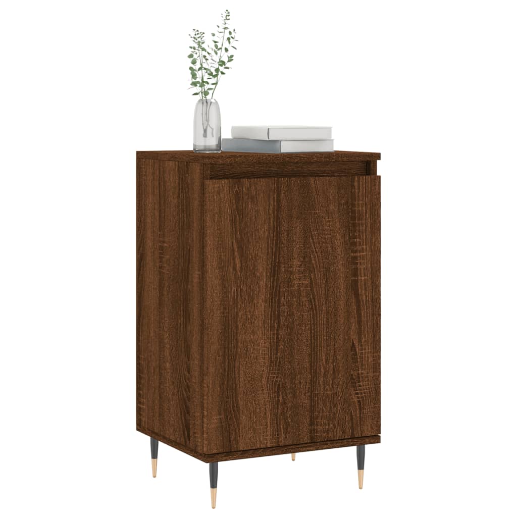 Sideboards 2 Stk. Braun Eichen-Optik 40x35x70 cm Holzwerkstoff