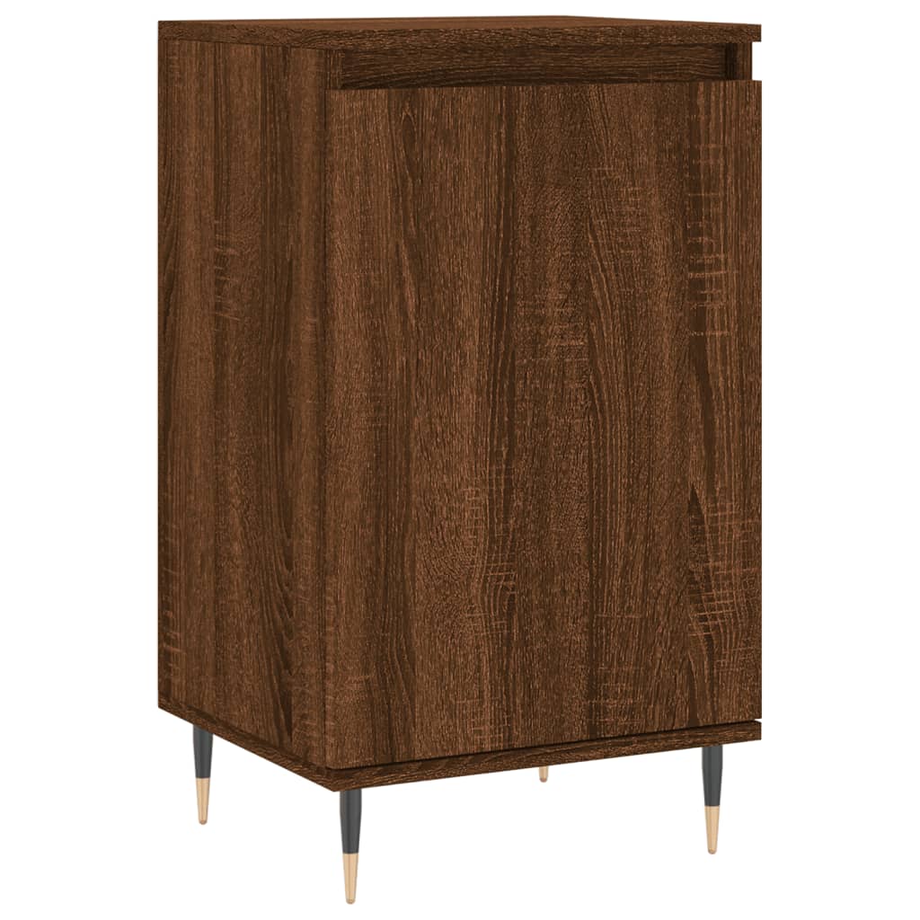 Sideboards 2 Stk. Braun Eichen-Optik 40x35x70 cm Holzwerkstoff