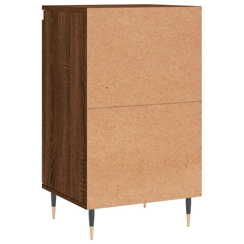 Sideboards 2 Stk. Braun Eichen-Optik 40x35x70 cm Holzwerkstoff