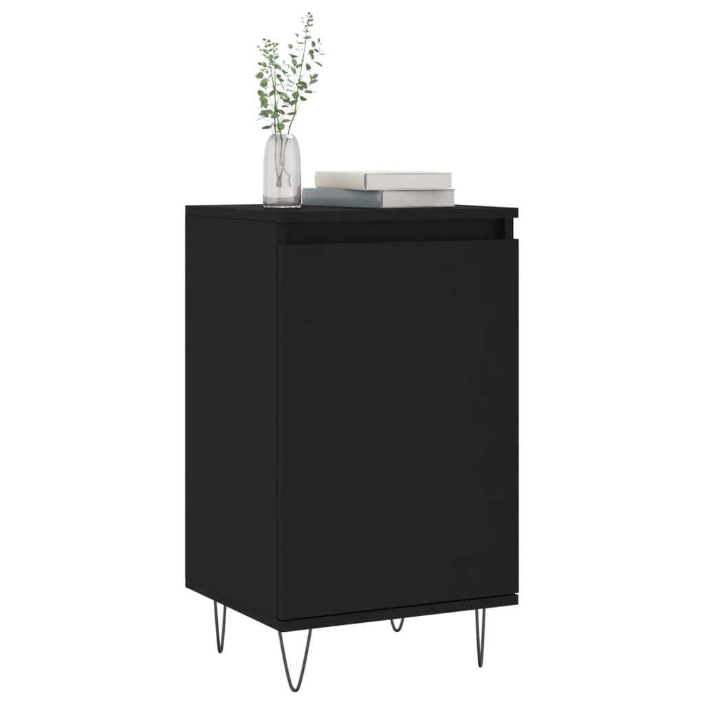 Sideboards 2 Stk. Schwarz 40x35x70 cm Holzwerkstoff