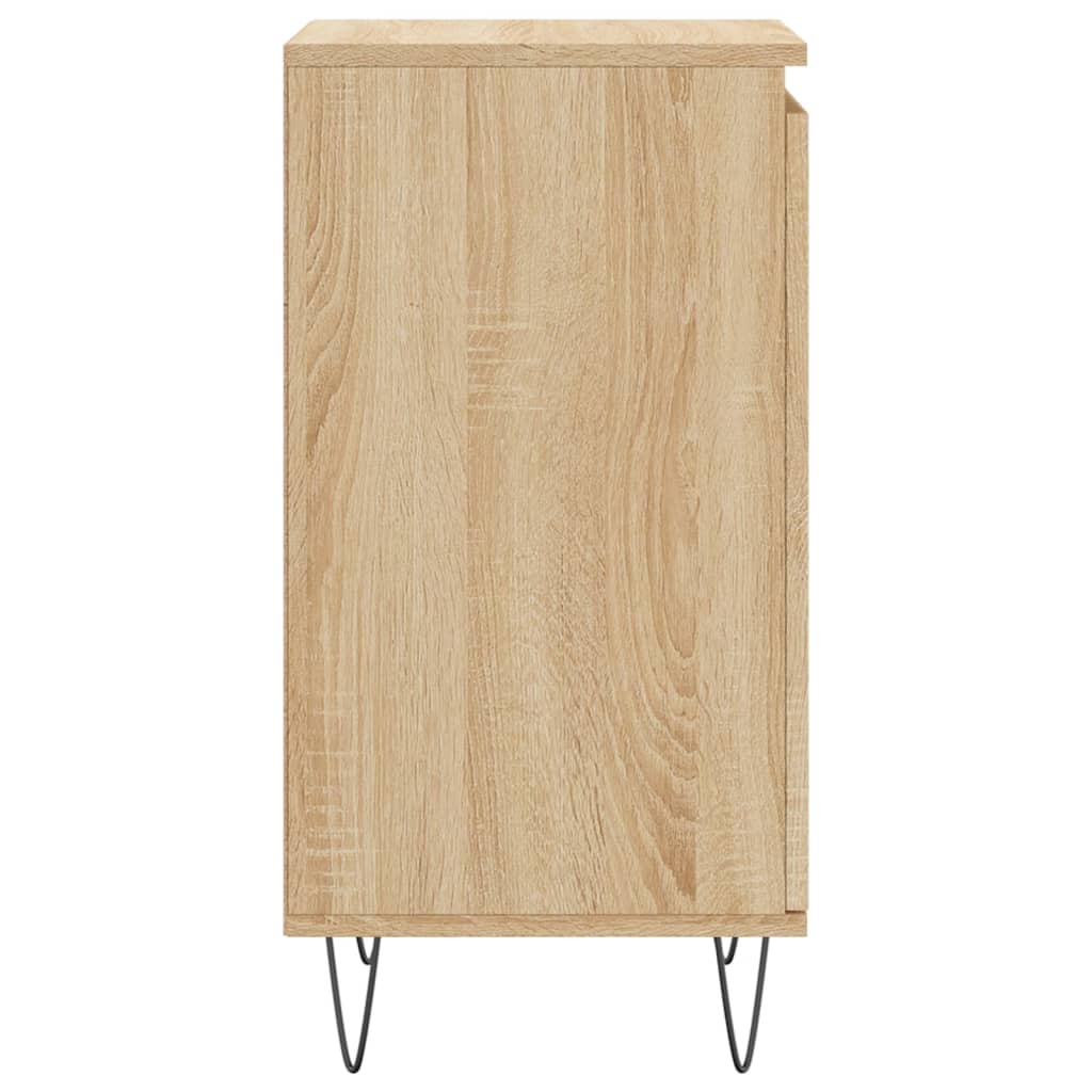 Sideboards 2 Stk. Sonoma-Eiche 40x35x70 cm Holzwerkstoff