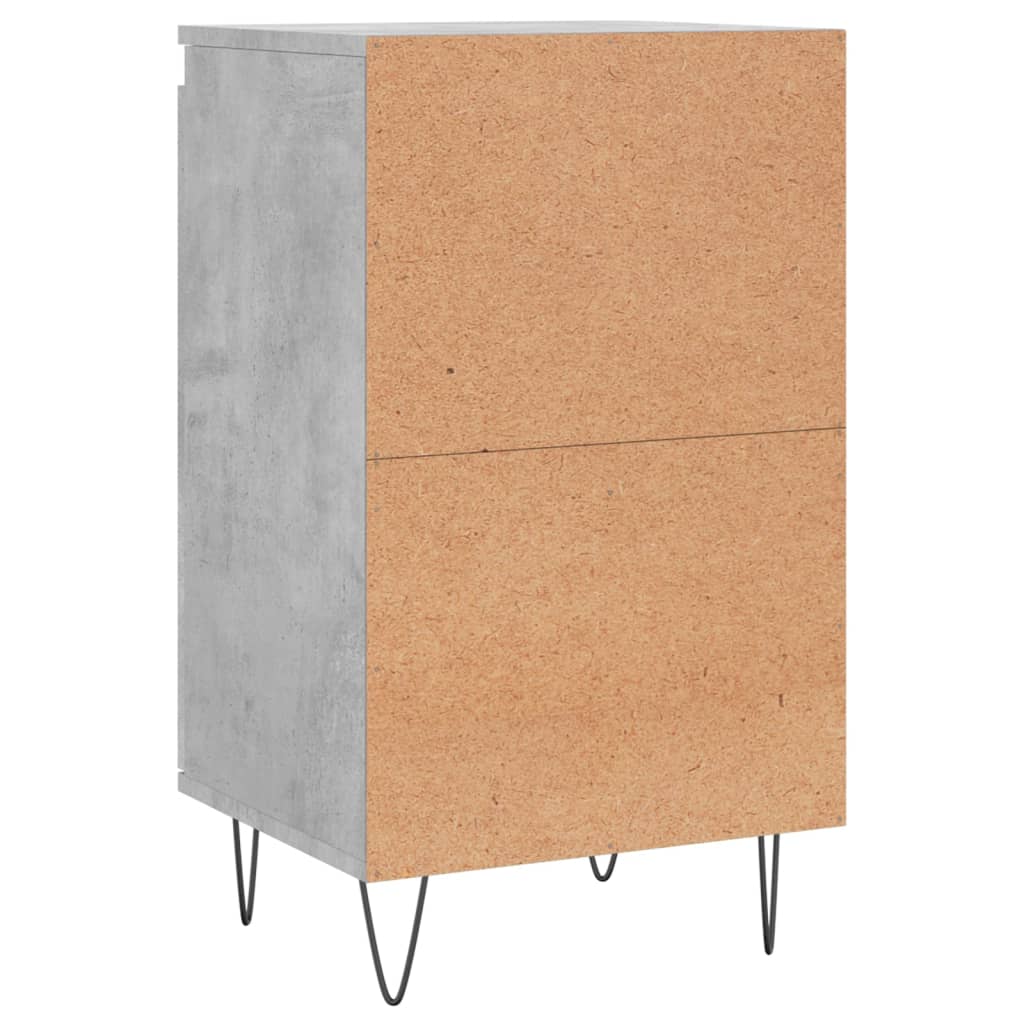 Sideboards 2 Stk. Betongrau 40x35x70 cm Holzwerkstoff