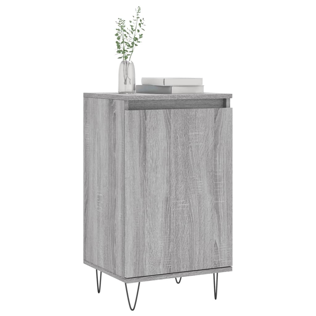 Sideboards 2 Stk. Grau Sonoma 40x35x70 cm Holzwerkstoff