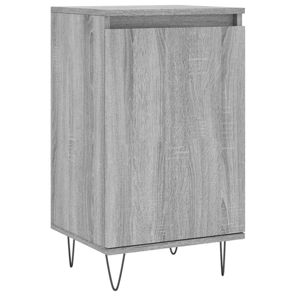 Sideboards 2 Stk. Grau Sonoma 40x35x70 cm Holzwerkstoff