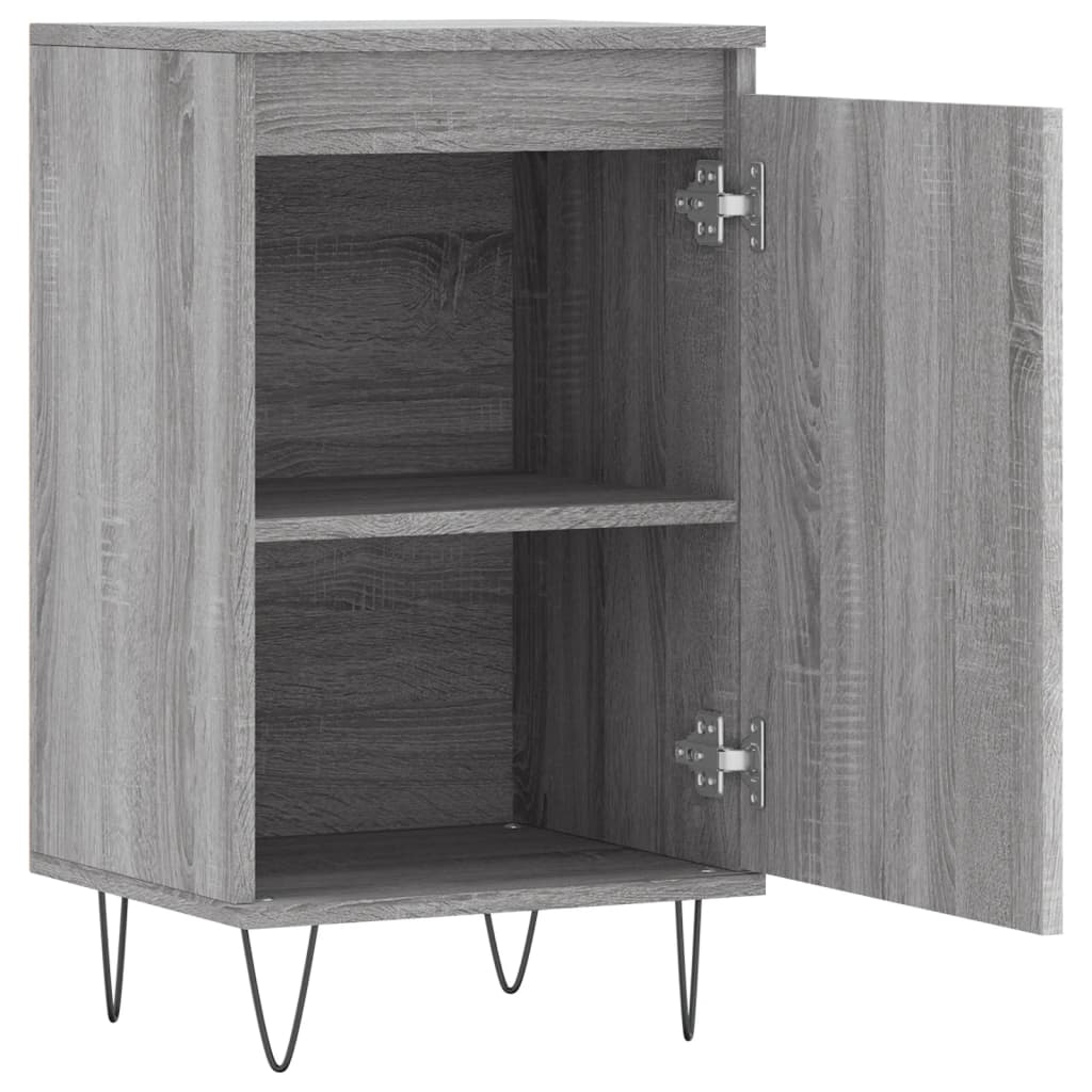 Sideboards 2 Stk. Grau Sonoma 40x35x70 cm Holzwerkstoff