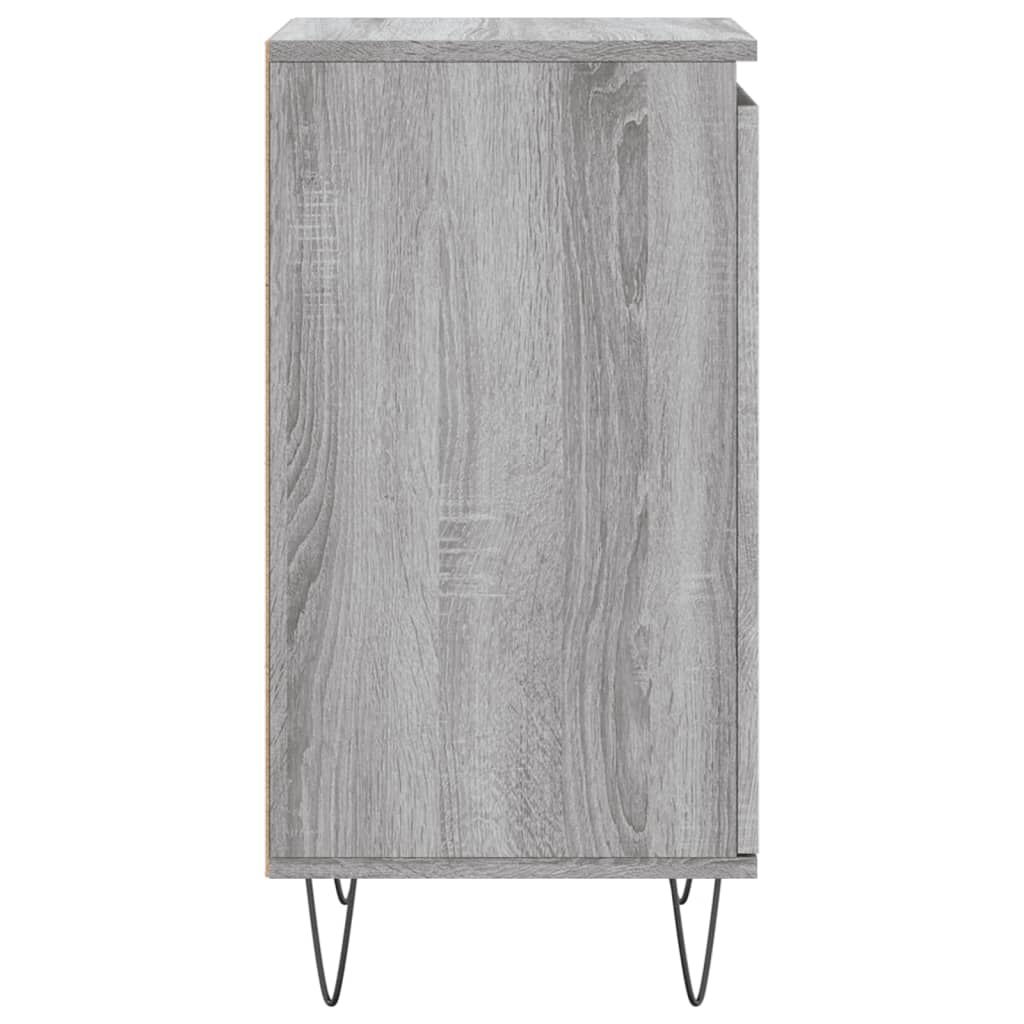 Sideboards 2 Stk. Grau Sonoma 40x35x70 cm Holzwerkstoff