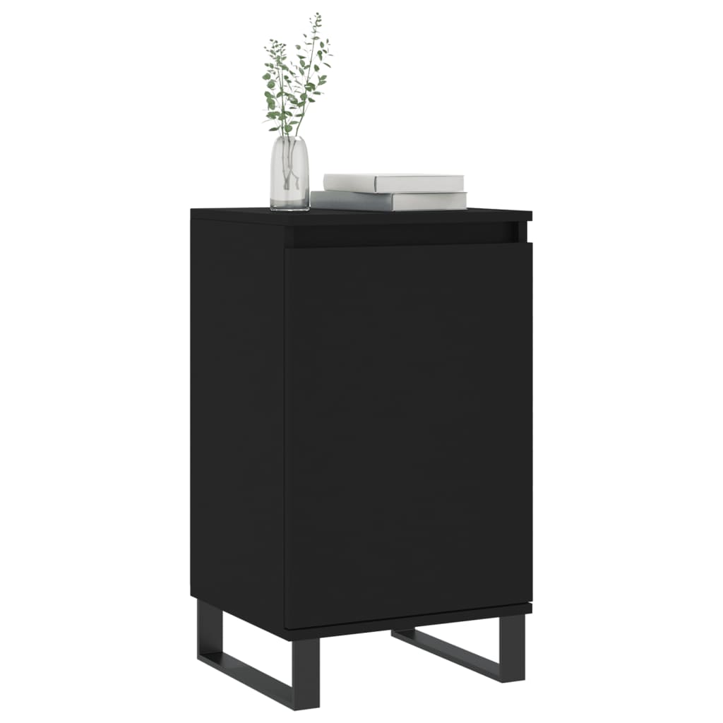 Sideboards 2 Stk. Schwarz 40x35x70 cm Holzwerkstoff