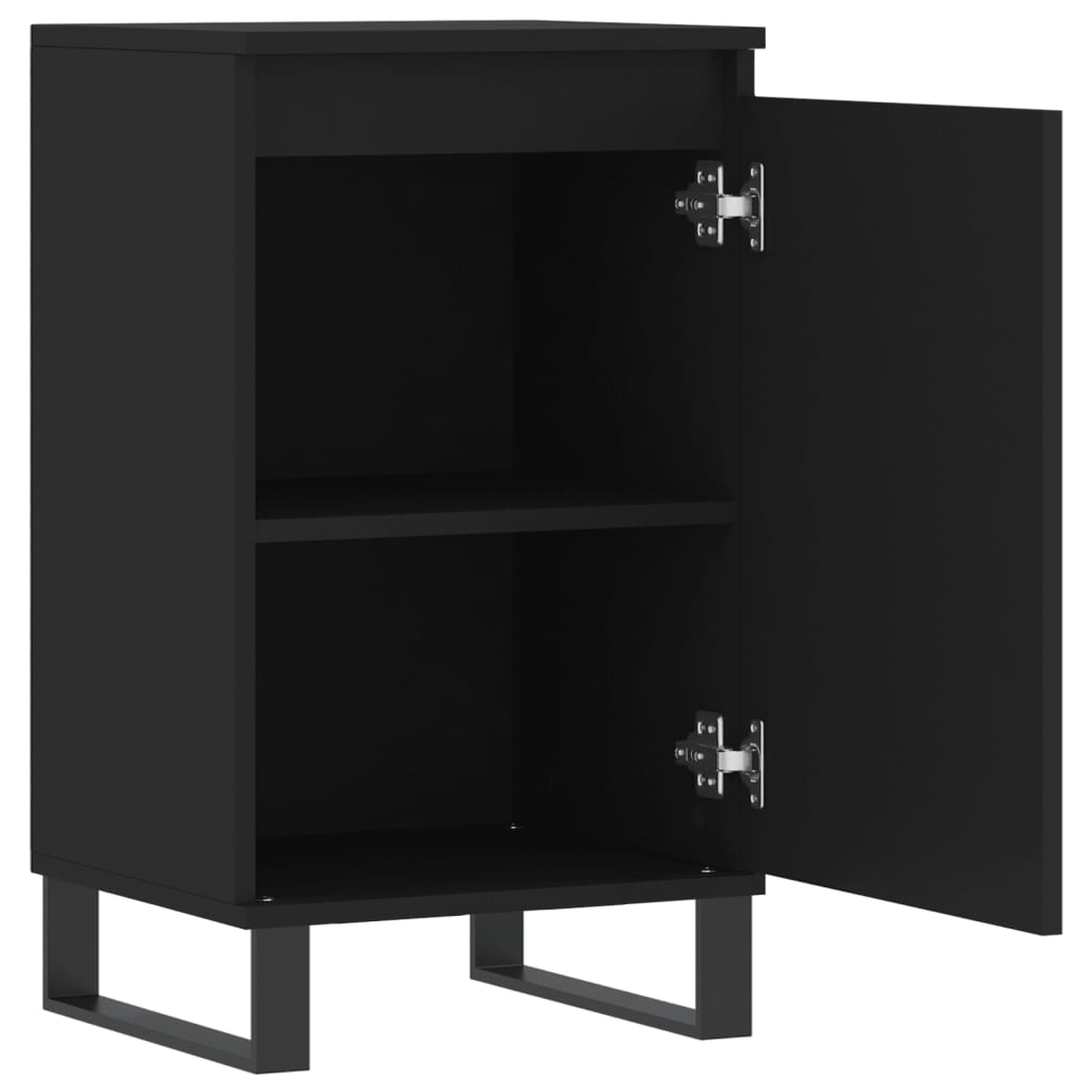 Sideboards 2 Stk. Schwarz 40x35x70 cm Holzwerkstoff