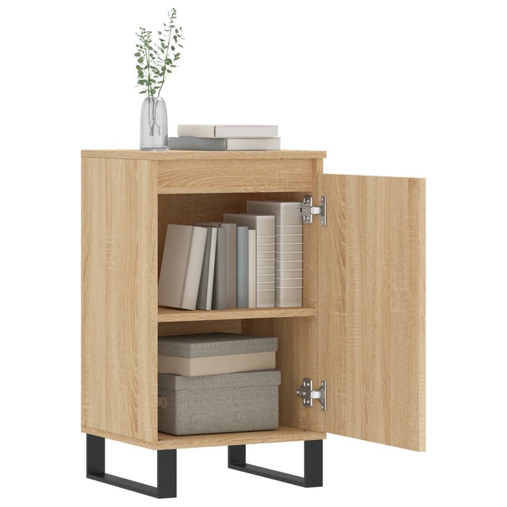 Sideboards 2 Stk. Sonoma-Eiche 40x35x70 cm Holzwerkstoff