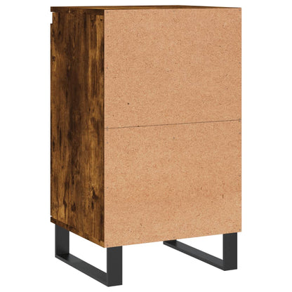 Sideboards 2 Stk. Räuchereiche 40x35x70 cm Holzwerkstoff