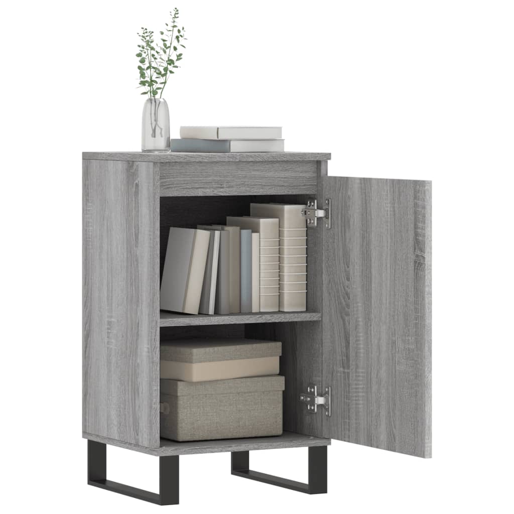 Sideboards 2 Stk. Grau Sonoma 40x35x70 cm Holzwerkstoff