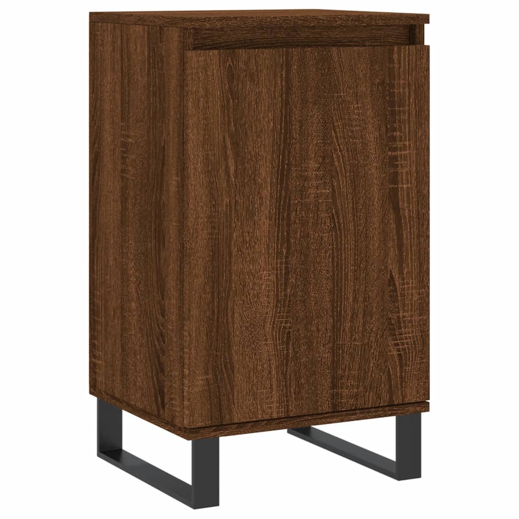 Sideboards 2 Stk. Braun Eichen-Optik 40x35x70 cm Holzwerkstoff