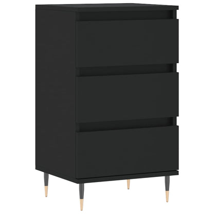 Sideboard Schwarz 40x35x70 cm Holzwerkstoff